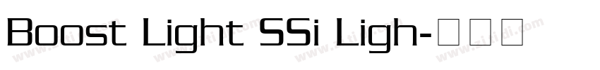 Boost Light SSi Ligh字体转换
